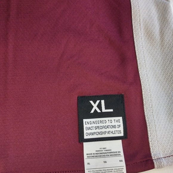 NWT Nike Mens Burgundy Red Tank Top Size XL - Picture 3 of 5